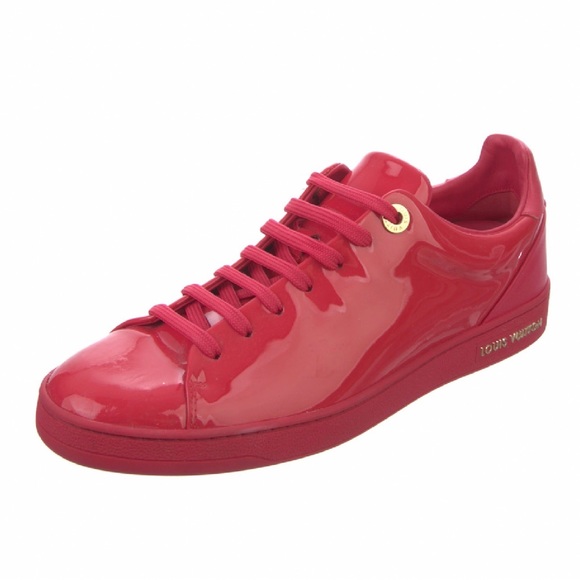 LOUIS VUITTON 🔥 Patent Leather Sneakers ♥️ - Picture 2 of 5